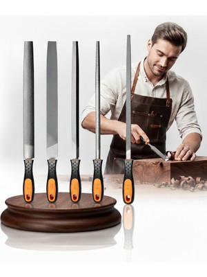 Transformacion 5’li Profesyonel El Eğesi ve Törpü Seti - Ahşap Törpüsü - Ağaç Törpüsü Endüstriyel Karbon Çelik 722558