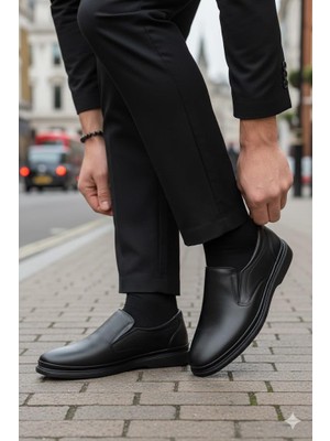 Mehmet Mete 9111 Face Anatomik Topuk Destekli Yumuşak Hakiki Deri Erkek Ayakkabı