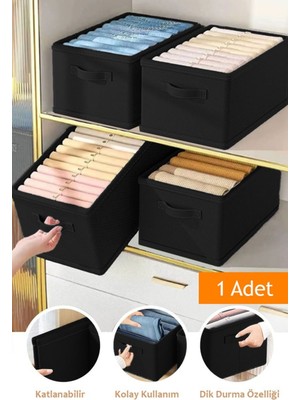 Luxway Home Dolap Içi Düzenleyici, Raf Düzenleyici, Katlanabilir Kıyafet Saklama KUTUSU-45CM x 25CM x 20CM