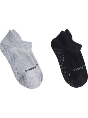 Sweaty Betty Reformer Ankle Gripper Sock 2 Unisex Siyah Çorap
