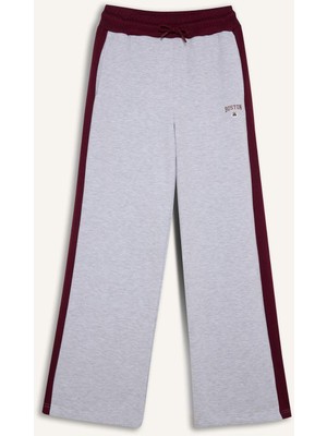 DeFacto NBA Boston Celtics Wide Leg Cepli Geniş Paça Standart Boy Modal Sporcu Pantolon G5485AX25AU