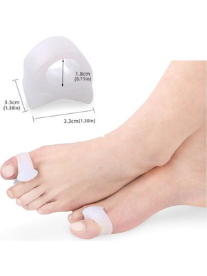 Ayak Başparmak Arası Silikon Yüzük, Konforlu ve Esnek Rahatlatıcı