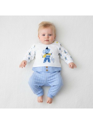 Seabubbles Fil Nakışlı Erkek Bebek Takım
