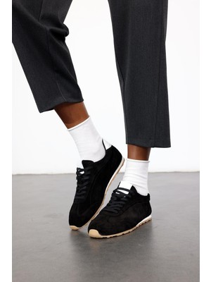 5in1Canpolat Siyah Basic Sneaker 25323