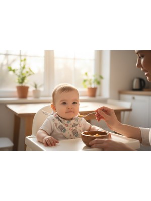 Soft and Baby Ayıcık Müslin Önlük