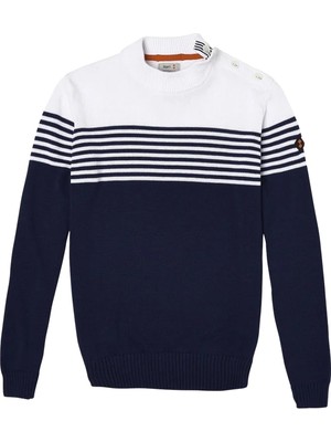 Slam Jumper Erkek Mavi Kazak