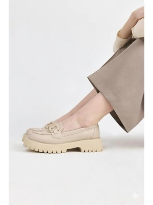 Punto 572454 Kadın Tokalı Günlük Loafer Ayakkabı