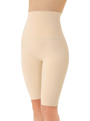 Intive Lingerie Nbb Yüksek Bel Diz Üstü Göbek Altı Toparlayıcı Iz Yapmaz Paçalı Korse Tayt