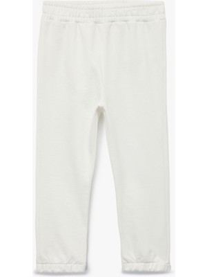 Koton Pamuklu Beli Lastikli Basic Şardonlu Jogger Eşofman Altı