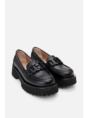 Punto 572454 Kadın Tokalı Günlük Loafer Ayakkabı