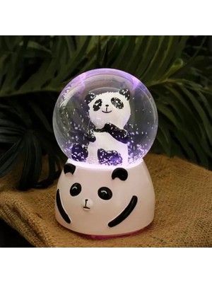 Siyah-Beyaz Panda Kar Küresi Büyük Boy