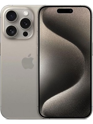 Apple Yenilenmiş IPHONE 15 Pro 128GB – Natural Titanyum (12 Ay Garantili) – C Grade
