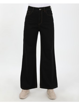 Vellichor Büyük Beden Kadın Pantolon- Siyah