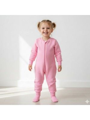 Ella Bonna Fermuarlı Bisiklet Yaka Uyku Tulumu Çoraplı Patikli 2,5 Tog