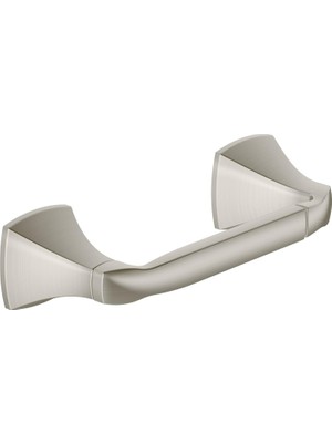 Storemax Voss Fırçalanmış Nikel Döner Tuvalet Kağıdı Tutacağı, Duvara Monte Çift Direkli Tuvalet Kağıdı Tutacağı, YB5108BN 34 x 7,7 x 12,5 cm