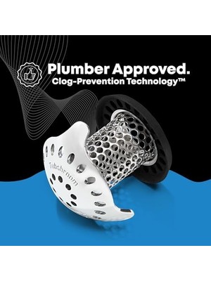 Storemax Ultra Paslanmaz Çelik Yuvarlak Drenaj Banyo, Duş Saç Tutucu, Lavabo Süzgeci