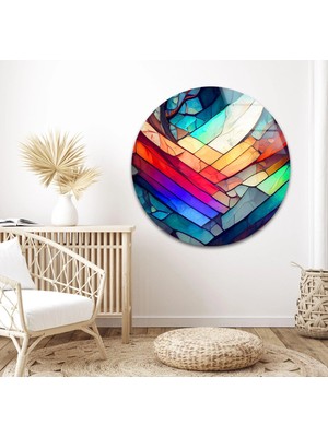 Myphotostation Dekoratif Temperli Cam Tablo, Modern Uv Baskılı Duvar Tablosu, Salon ve Ofis İçin Şık Duvar Dekoru