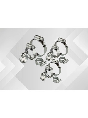 Storemax Tork Ayarlı Hortum Kelepçesi 406 Paslanmaz Çelik, 12 Adet Farklı Ebatlarda Ayarlanabilir Bağlantı Elemanı