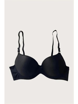 Aria's Closet Arias Closet Mikro Kumaş Push Up Dolgulu Balenli Günlük Tek Destekli Sütyen