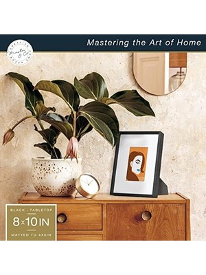 Storemax Mcs & Co. Foundry Metal Galeri Duvar Çerçevesi, Siyah, 20,3 x 25,4 cm Matlaştırılmış 10,16 x 15,2 cm