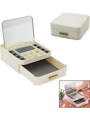 Timion ÇEK-BIRAK=AÇ-KAPA20X22 - Y:8.5cmaynalı Takı Organizer Çekmece+1 Kat-10 Bölme (5148)