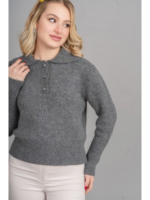 MissVina Emma Yün Polo Yaka Triko Kazak 256060