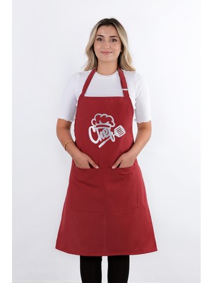 Sevilya Unisex Master Chef Ayar Askılı Mutfak Önlüğü