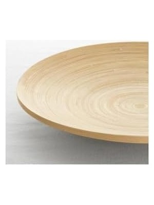 Storemax Hultet Dekoratif Ahşap Bambu Tabak 30CM Çap