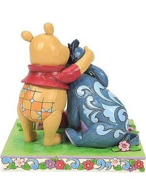 Storemax Gelenekleri Jim Shore The Pooh Piglet ve Eeyore Arkadaşları Heykelcik, 15 Cm, Çok Renkli
