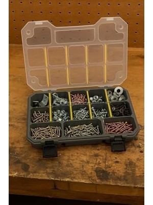 Storemax Proalet Made Slim Organizer 12 Bölmeli, Şeffaf, Düzenleyici Kutu, Polipropilen Malzeme, Çekmece Içi ve Masaüstü Kullanım Için, Hafif Taşınabilir, Saklama Kutusu