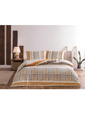 Storemax Merald Flanel Standart Flanel Nevresim Takımı, Bej, Tek Kişilik