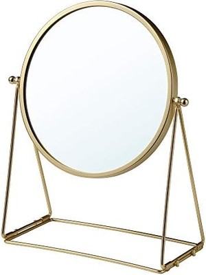 Storemax Lassbyn Masa Aynası, 17 Cm, Altın Rengi
