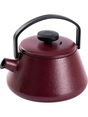 Brabantia T-Tıme Aubergıne Red Demir Döküm Demlik