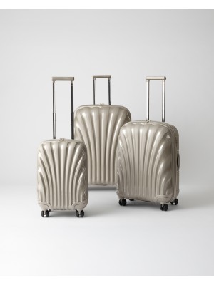 Madame Coco Huitre 3'lü Set Valiz/bavul - Bej