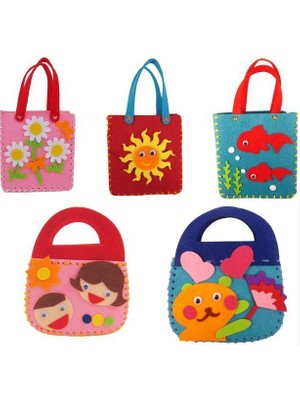 Mikido Box Keçe Çanta Yapım Kiti – Dıy Keçe Çocuk Çantası – El Yapımı Hobi Oyuncağı – Okul Öncesi Aktivite Seti