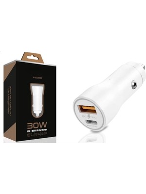 Eco Lounge 30W USB ve Usb-C Pd Araba Şarj Cihazı Hızlı Şarj, Iphone ve Android Uyumlu, Çift Çıkışlı