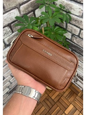 Guard Taba Hakiki Deri Şifreli El Çantası