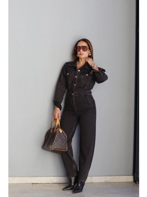 Purple By Banu Kahverengi Jean Tulum