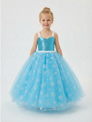 Butik Happy Kids Kız Çocuk Frozen Elsa Kostümü