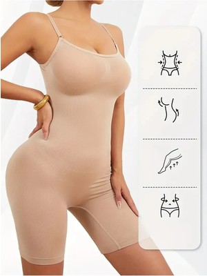 Mistirik Larix Model 5 Bölge Sıkılaştırıcı Sarkma Önleyici Basen Sıkılaştıran Sıkı Tam Boy Korse Ten Renk