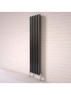 Lojimax Alüminyum Dekoratif Radyatör Opal 600X670MM 10 Dilim Krom Eloksal | 890 W Yüksek Isıl Güç | 5 Yıl Üretici Garantisi