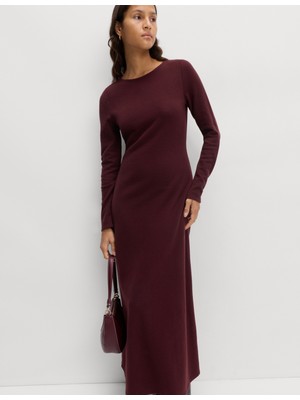 Marks & Spencer Pamuklu Midi Elbise
