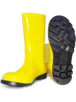 Starseven Pvc Kısa Çizme Sarı 38 Numara
