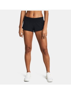 Under Armour Kadın 2inch Ua Launch Pro Şort Siyah-001 Hafif Esnek Yapı ile Rahat Hareket