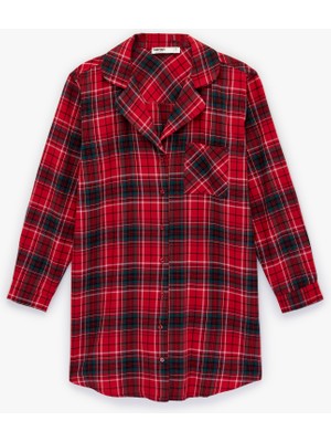 Koton Plaid Nightdress