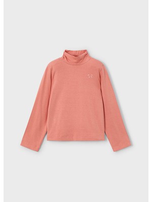 Mayoral Kız Çocuk Balıkçı Yaka Basic Bluz Viskos Turuncu 145
