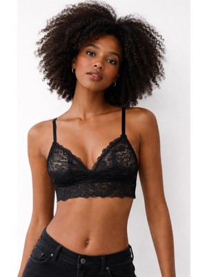 Deep Secret SİYAH FULL DANTEL BİYELİ BRALET DS200601BR