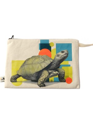 Nesin Yayınevi Nesin Astarlı Gabardin El Çantası - Kaplumbağa