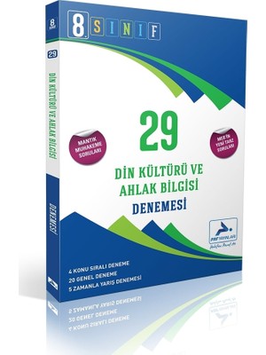 Paraf Yayınları 8. Sınıf Din Kültürü Ve Ahlak Bilgisi 29 Deneme