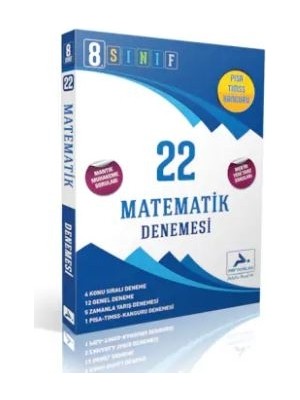 Paraf Yayınları Paraf 8. Sınıf Matematik 22'Li Branş Deneme